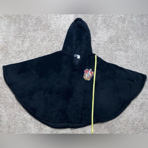 Poncho Serviette Harry Potter Garçon Noir - Taille Unique Cape Poudlard Gryffondor